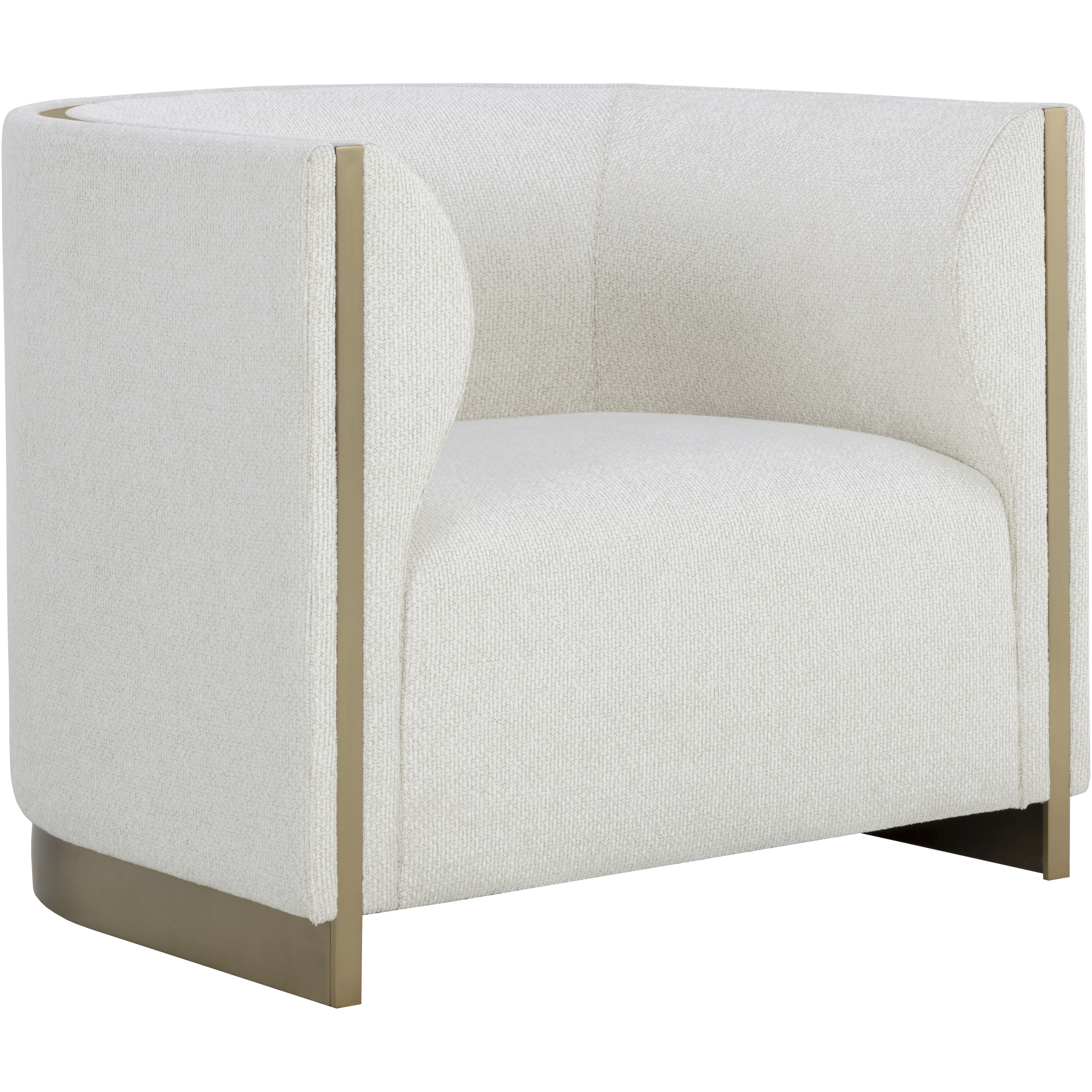 Larron Rhea Light Barley Armchair